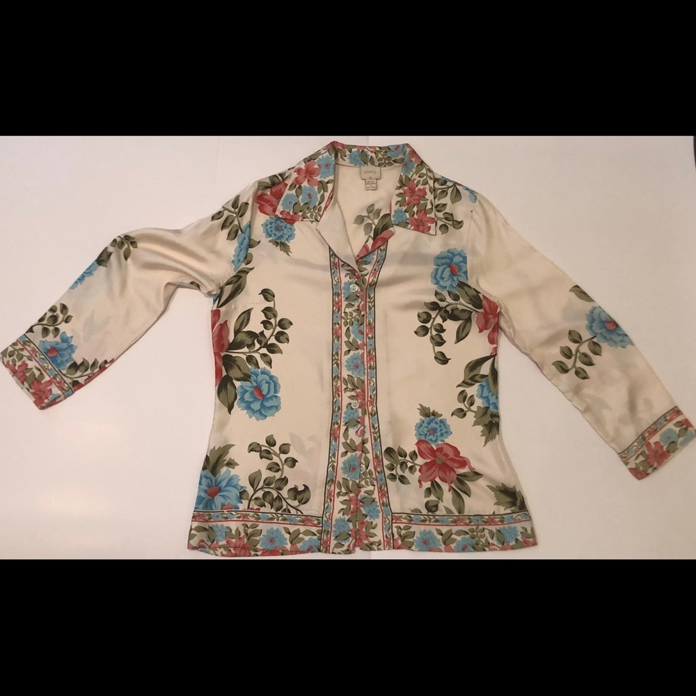 Plenty Silk Floral Blouse